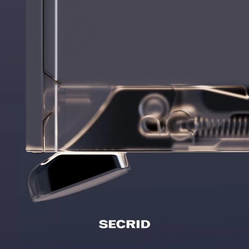 Secrid Premium Miniwallet Skinnplånbok Emboss Lines Cognac