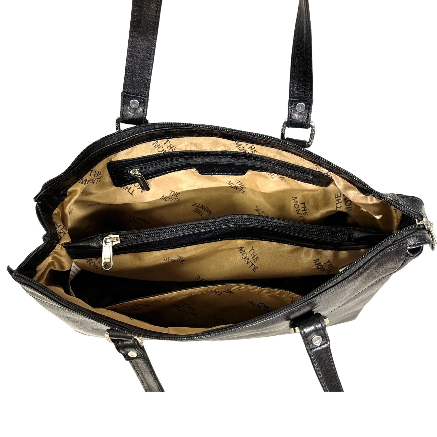 The Monte Bronx Brun Handväska i Skinn Bridge