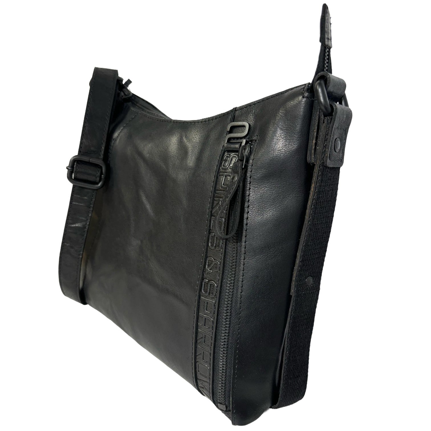 Spikes & Sparrow Lydia Axelremsväska i Skinn Svart