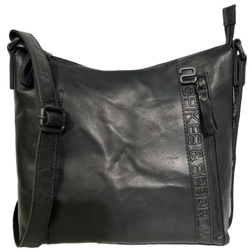 Spikes & Sparrow Lydia Axelremsväska i Skinn Svart