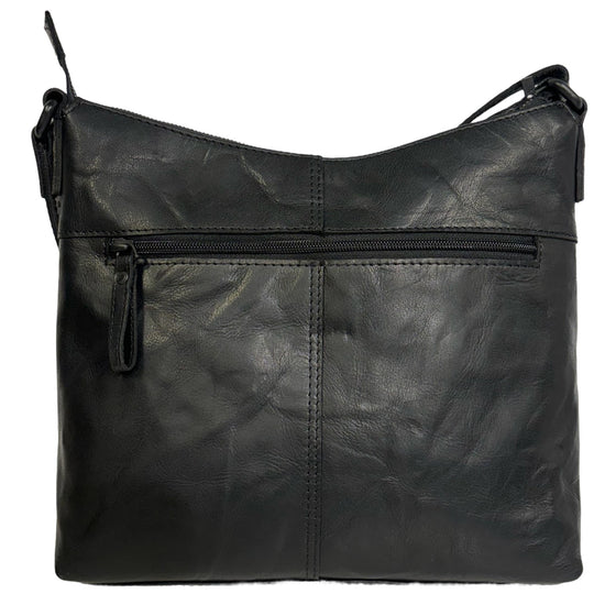 Spikes & Sparrow Lydia Axelremsväska i Skinn Svart