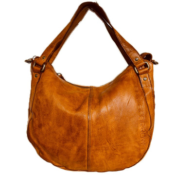 Spikes & Sparrow Lydia Hobo Väska i Skinn Brandy