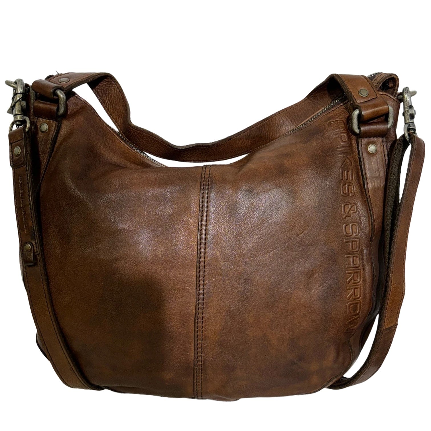 Spikes & Sparrow Lydia Hobo Väska i Skinn Mörkbrun