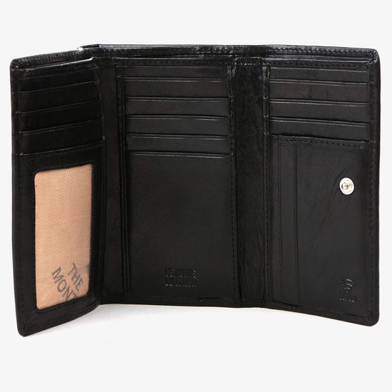 The Monte Dam Plånbok i Skinn Mellanstor Marinblå