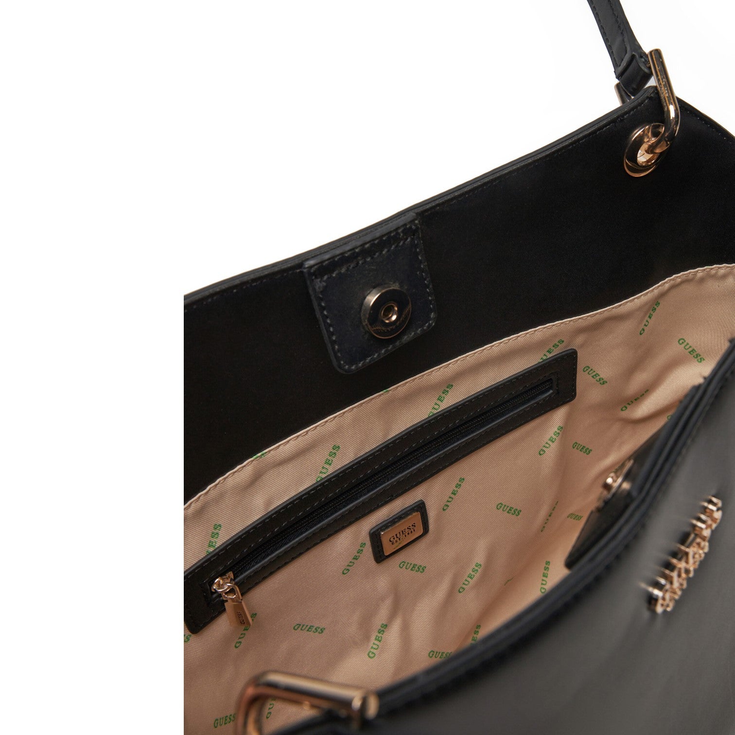 Guess Donna Stor Handväska Beige