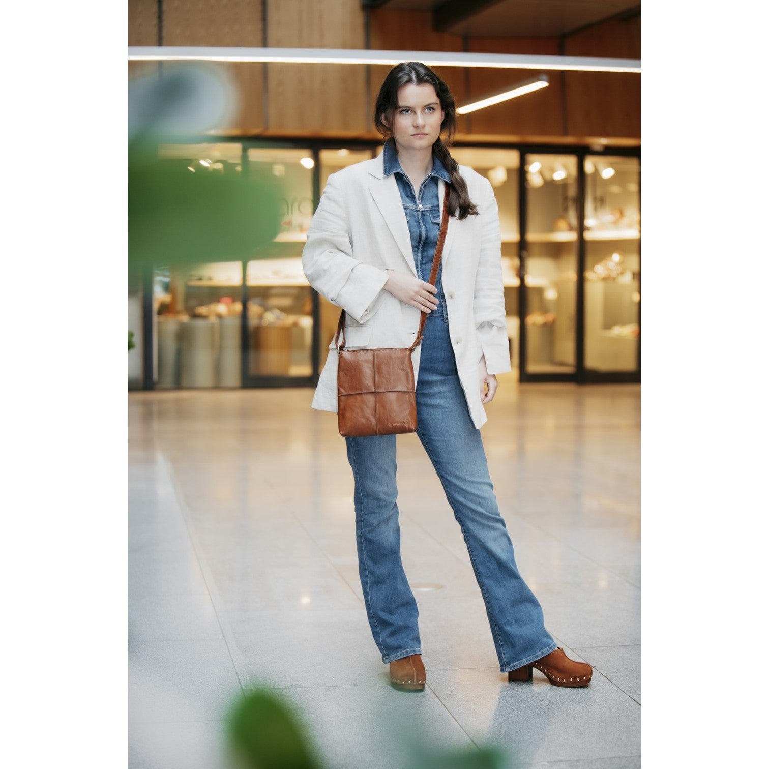 House Of Sajaco Marta Axelremsväska i Skinn Cognac