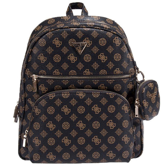 Guess Power Play Ryggsäck Mellanstor Mörkbrun