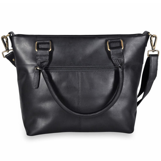 The Monte Handväska Stor i Skinn Brun