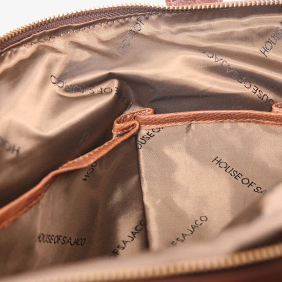 House Of Sajaco Datorportfölj 16" i Skinn Cognac