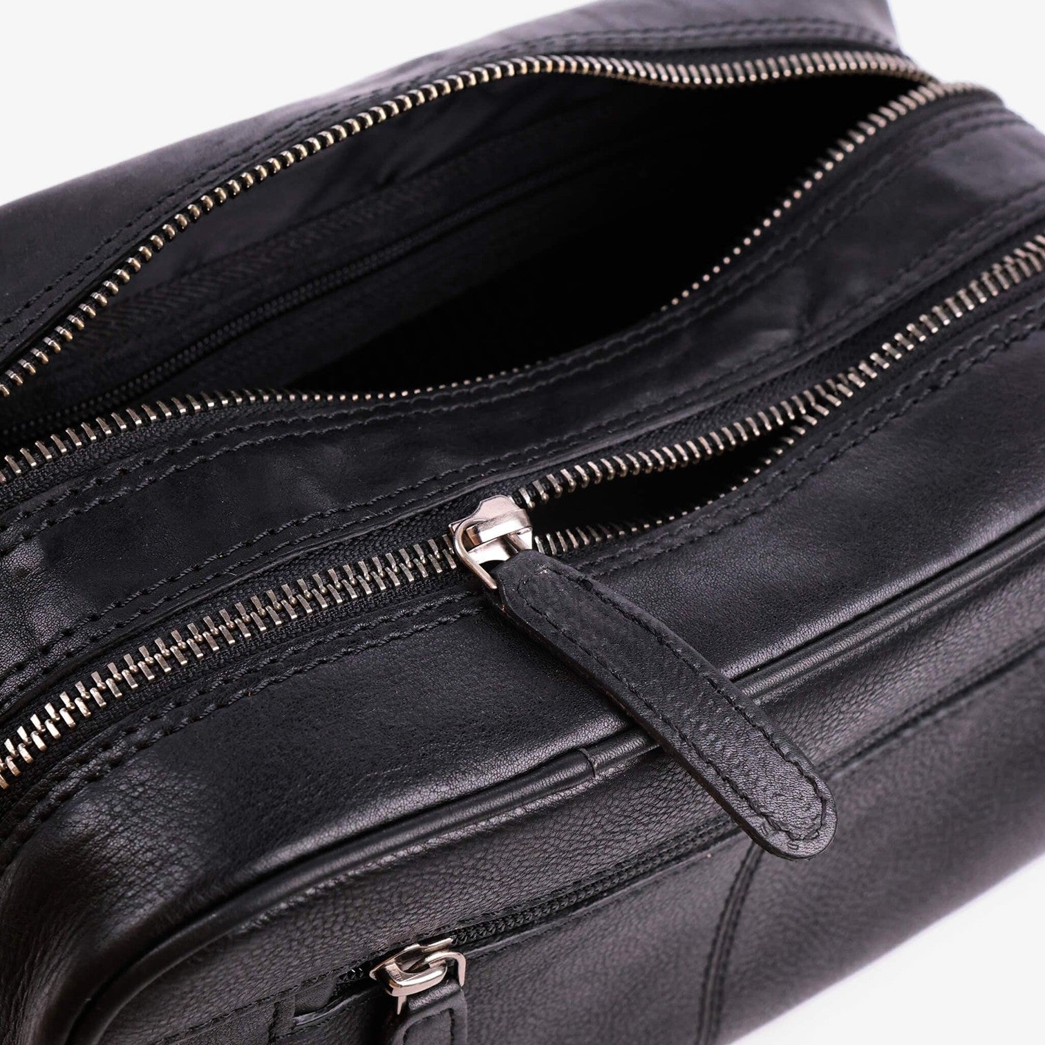 House Of Sajaco 2-Fack Necessär i Skinn Cognac