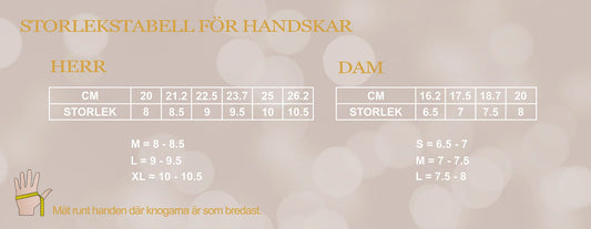 HK Quilt Damhandske Skinn 7 Mörkbrun