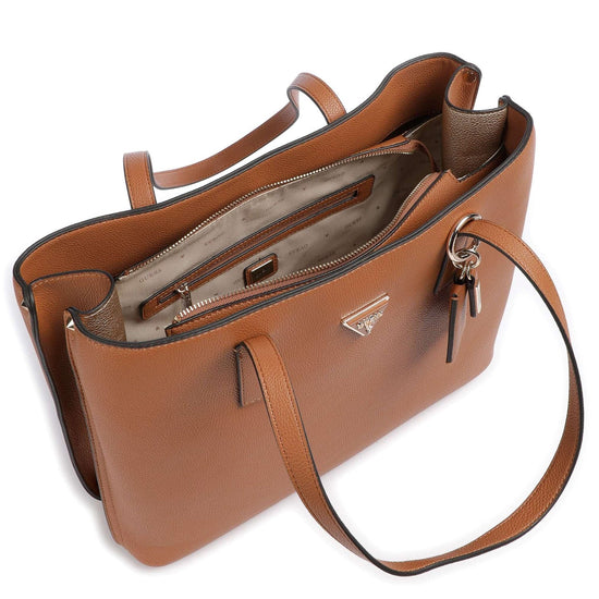 Guess Meridian Handväska Stor Cognac