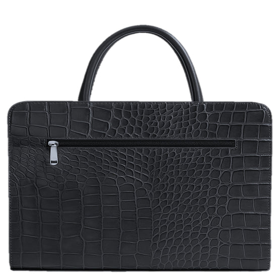 The Monte Loco Handväska Stor i Skinn Brun