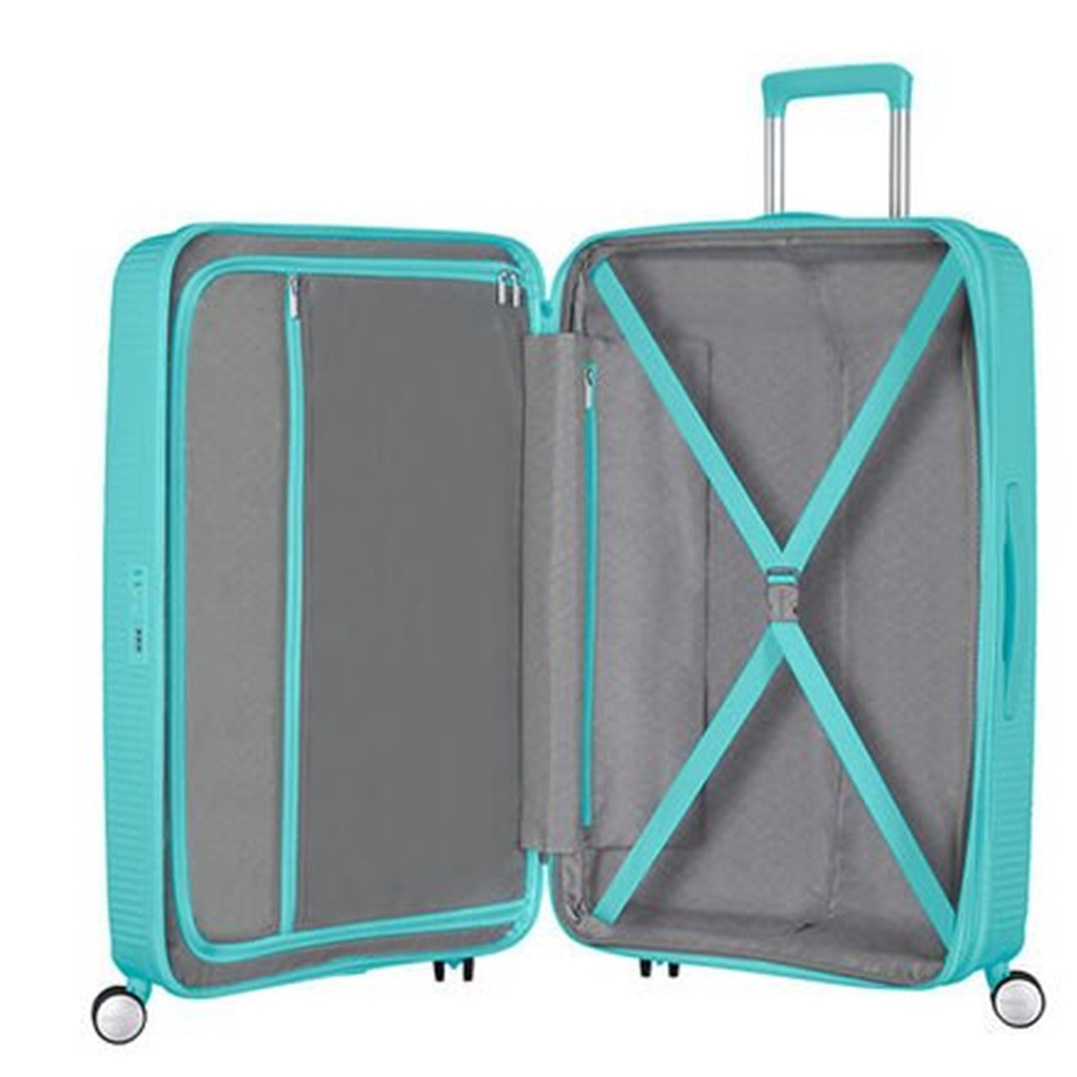 American Tourister Soundbox 67cm Mellanstor Resväska Poolside Blue