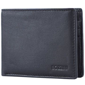 Bozzini Mini Plånbok i Skinn Svart