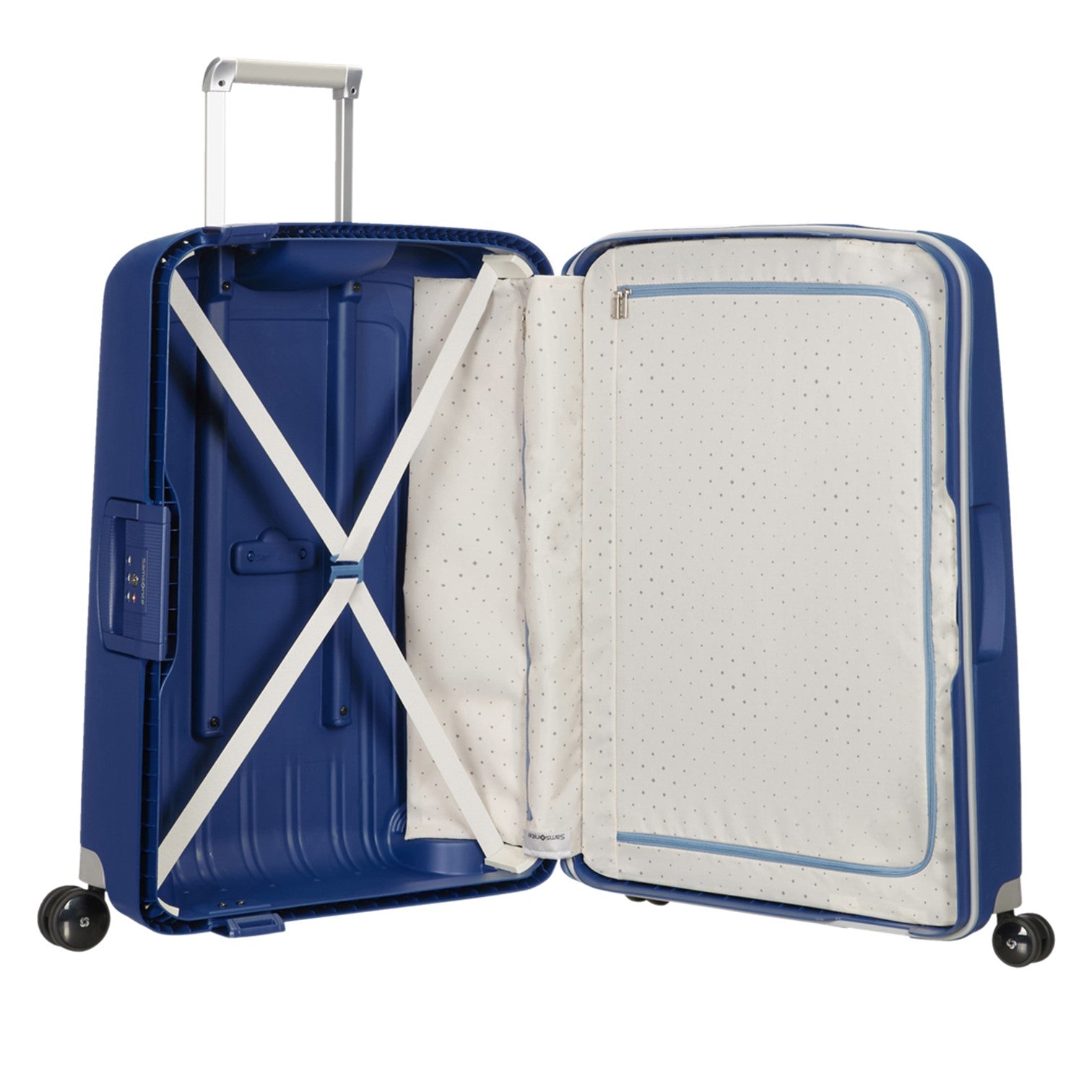 Samsonite S'Cure 75cm  Stor Resväska Mörkblå