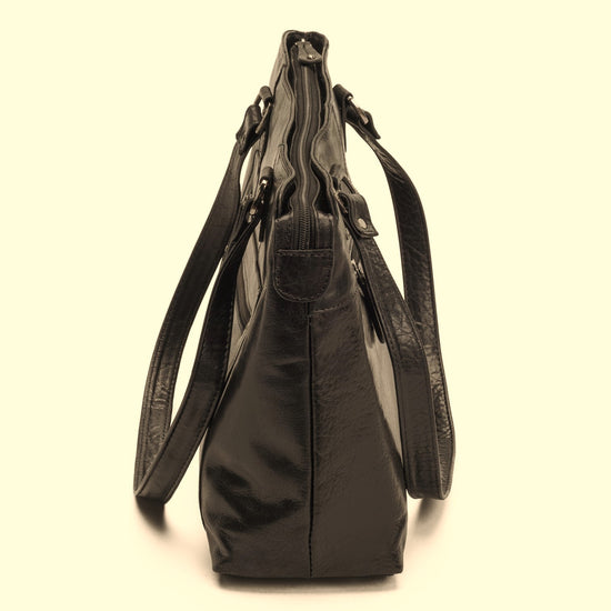 The Monte Vegas Handväska Stor i Skinn Brun