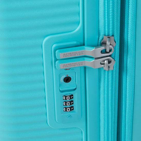 American Tourister Soundbox  77cm Stor Resväska Poolside Blue