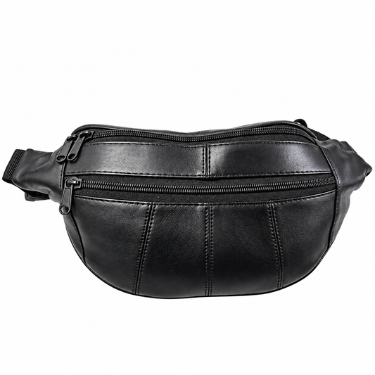 Duffy Unisex S Midjeväska i Skinn Svart