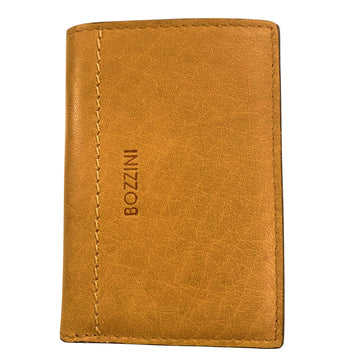 Bozzini Korthållare i Skinn Cognac