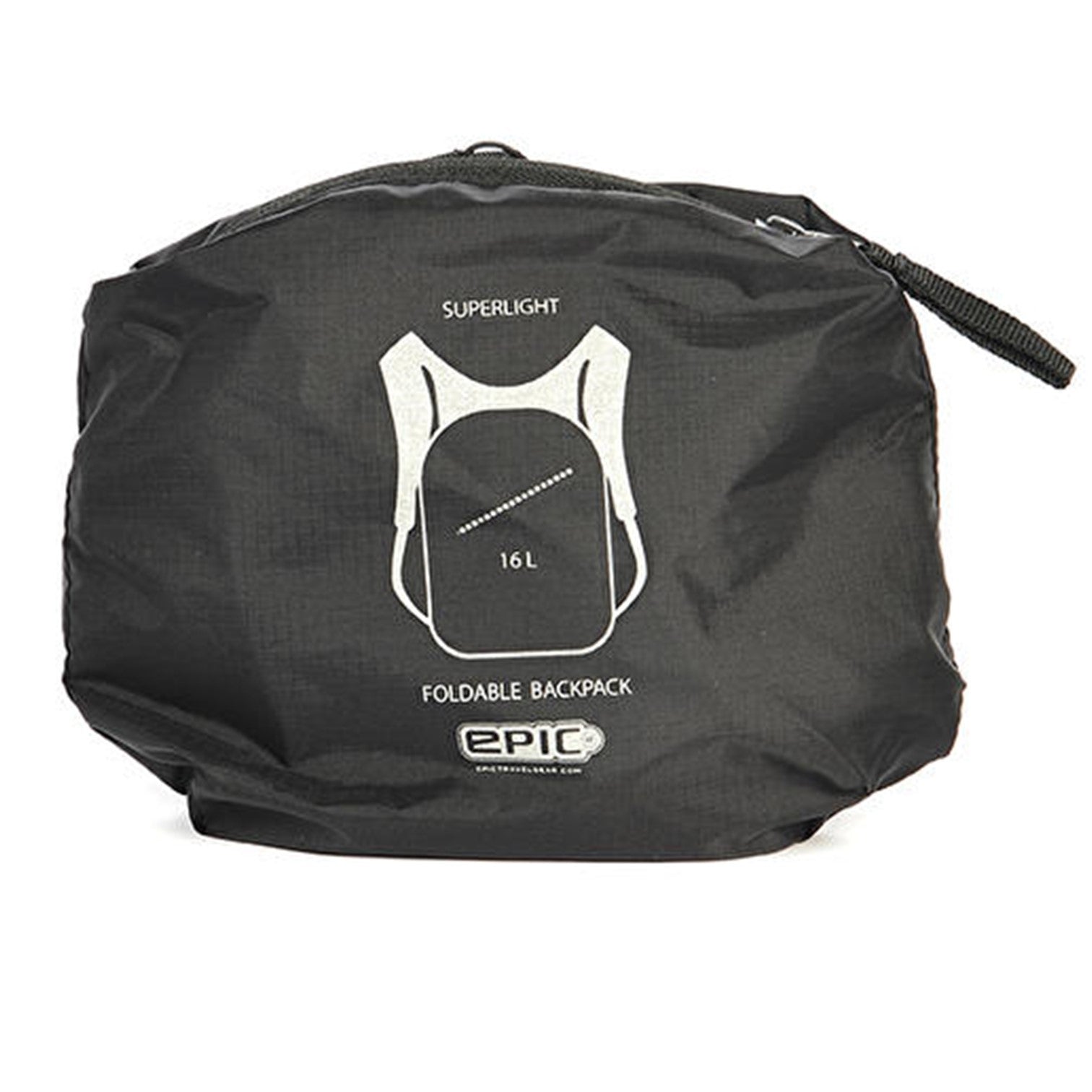 Epic Vikbar Superlätt Ryggsäck Svart