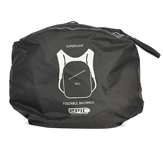 Epic Vikbar Superlätt Ryggsäck Svart