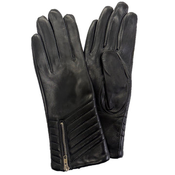 Fingerman Hugo Handskar i Skinn Svart