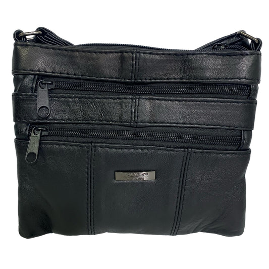 Feel 4U Axelremsväska Liten i Skinn Svart