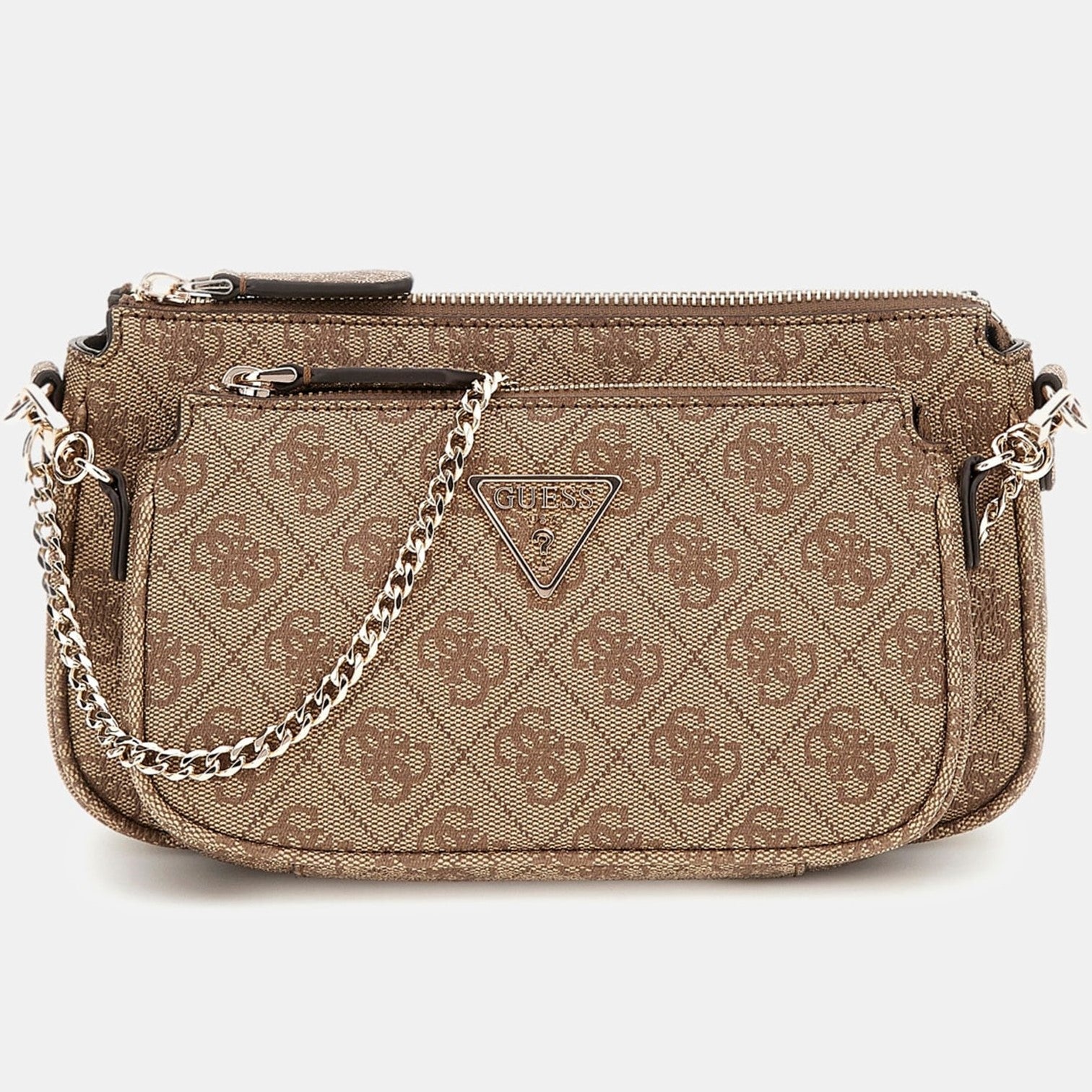 Guess Noelle Axelremsväska 2in1 Brun