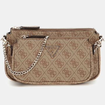 Guess Noelle Axelremsväska 2in1 Brun