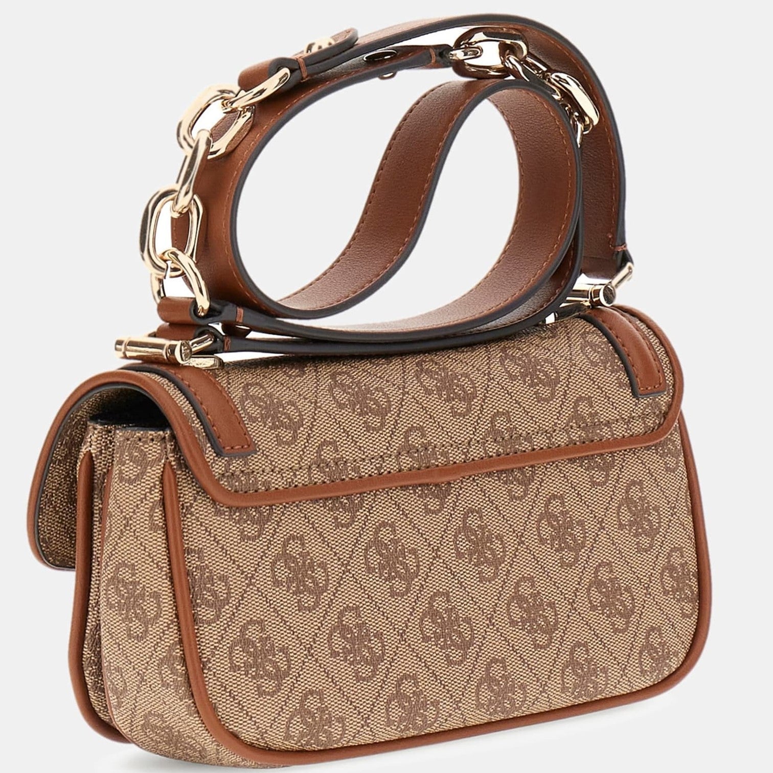 Guess Dea 4G Mini Axelväska Cognac