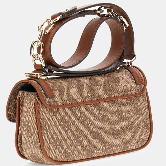 Guess Dea 4G Mini Axelväska Cognac