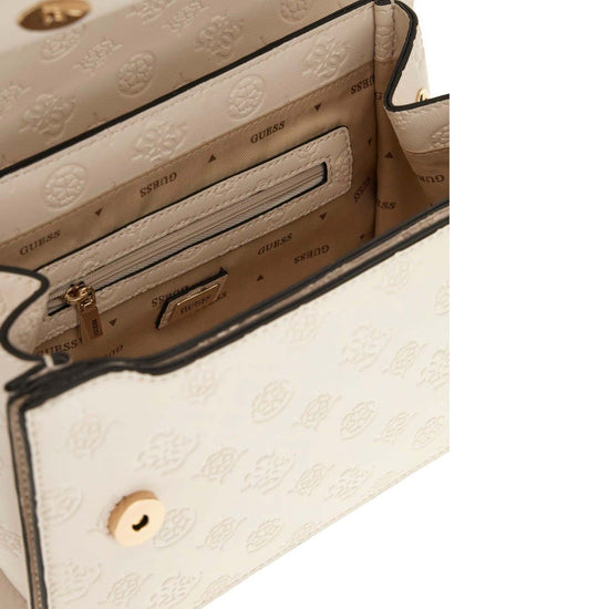 Guess Phoebe Axelväska Vit Kräm