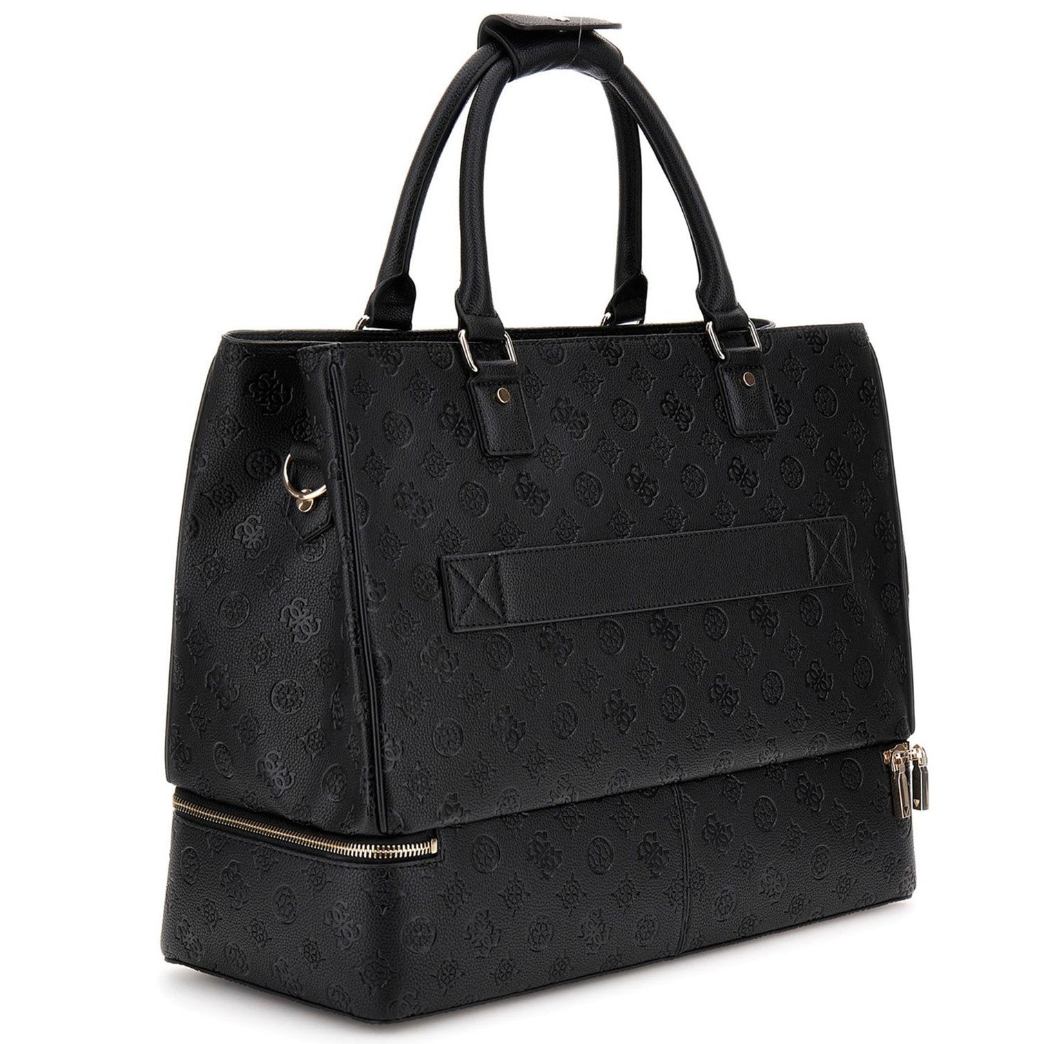 Guess Wilder Travel Handväska Extra Stor Svart