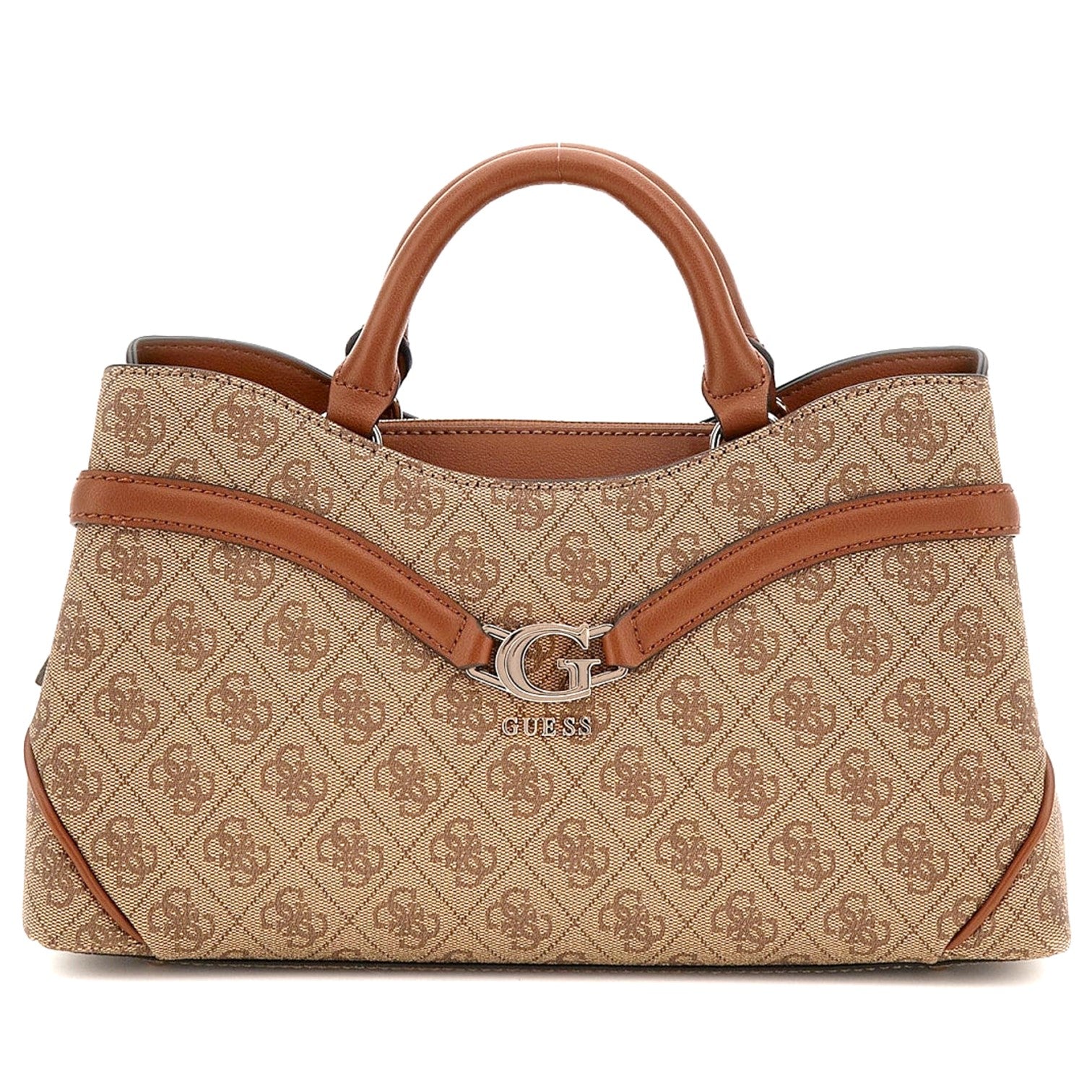 Guess Dea 4G Peony Handväska Cognac