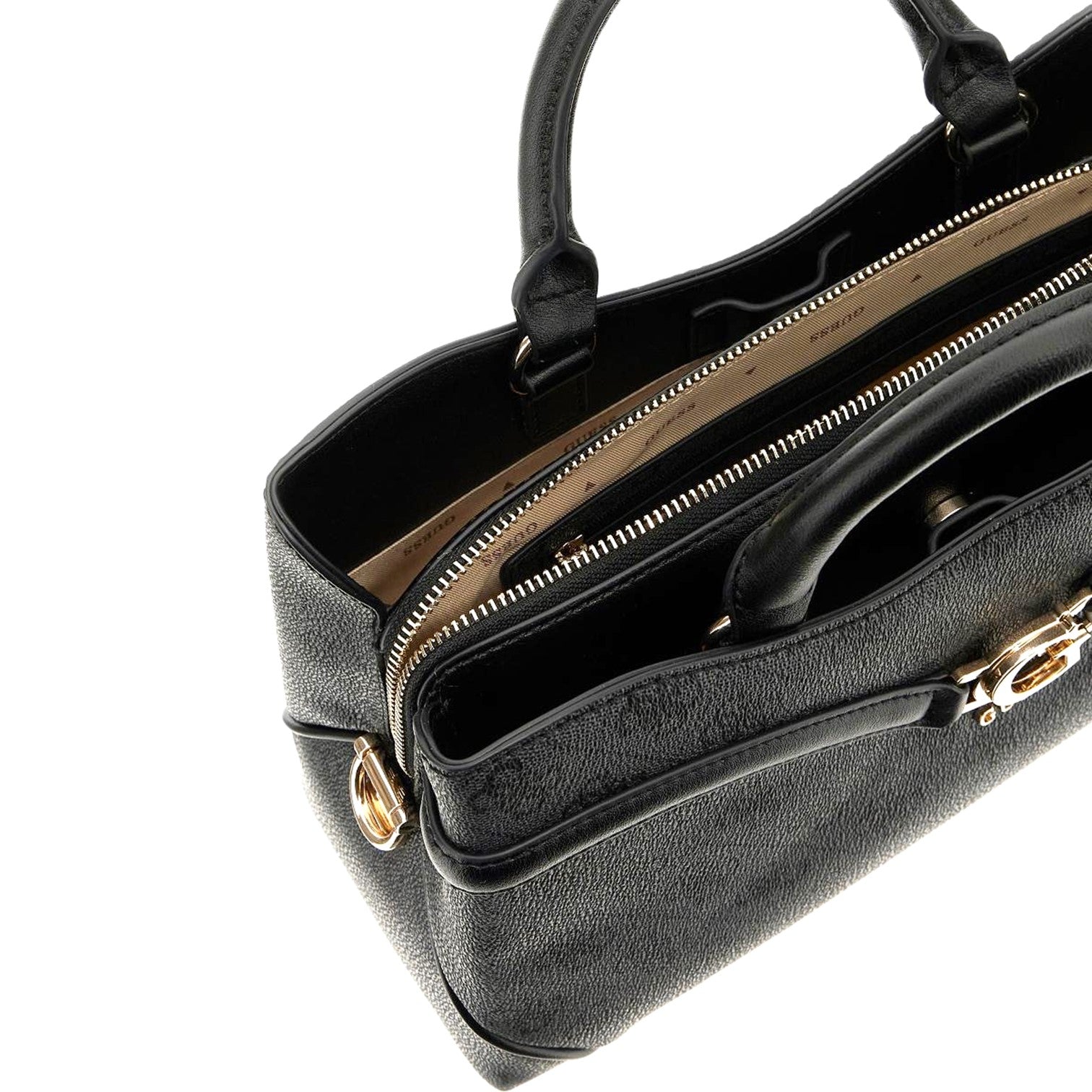 Guess Dea 4G Peony Handväska Svart