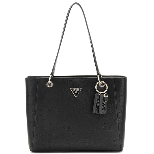 Guess Noelle Saffiano Shopperväska Svart