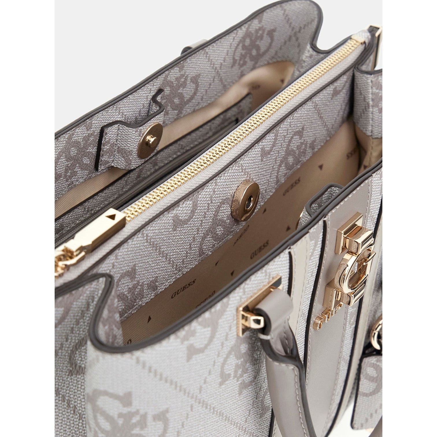 Guess Erenia Handväska Vit/Taupe