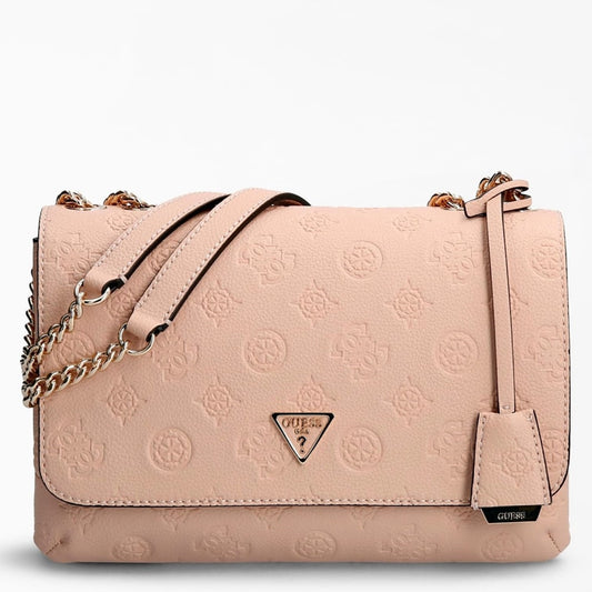 Guess Helaina Axelremsväska Mellanstor Ljusrosa