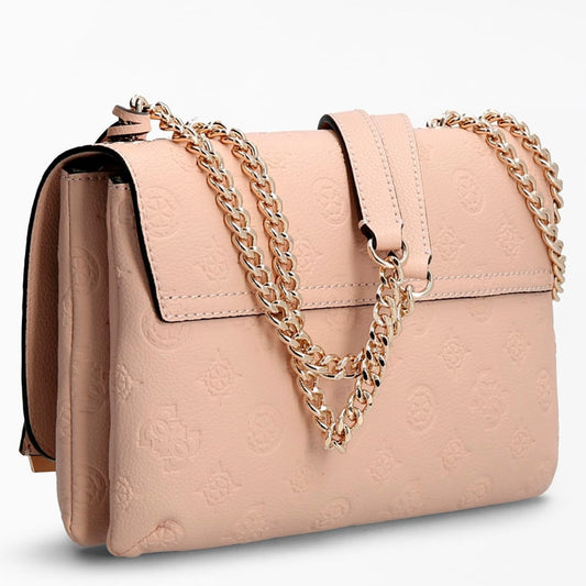 Guess Helaina Axelremsväska Mellanstor Ljusrosa