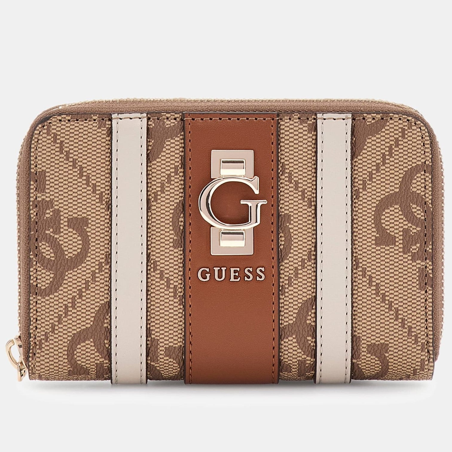Guess Erenia Plånbok Mellanstor Cognac