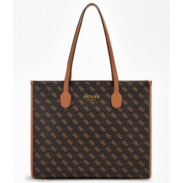 Guess Silvana 4g Shopper Stor Brun