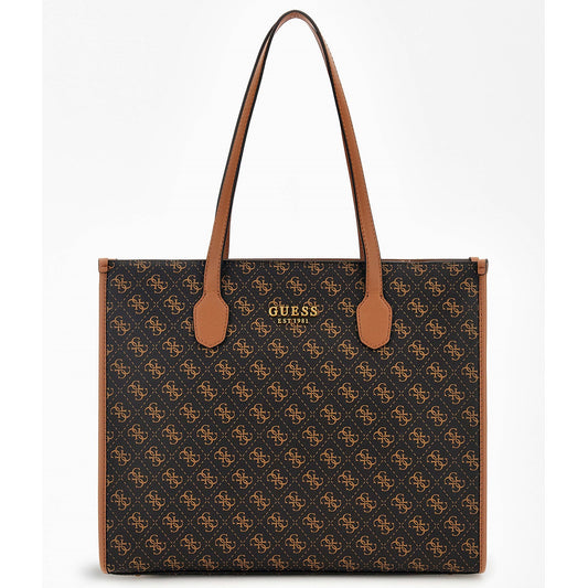 Guess Silvana 4g Shopper Stor Brun
