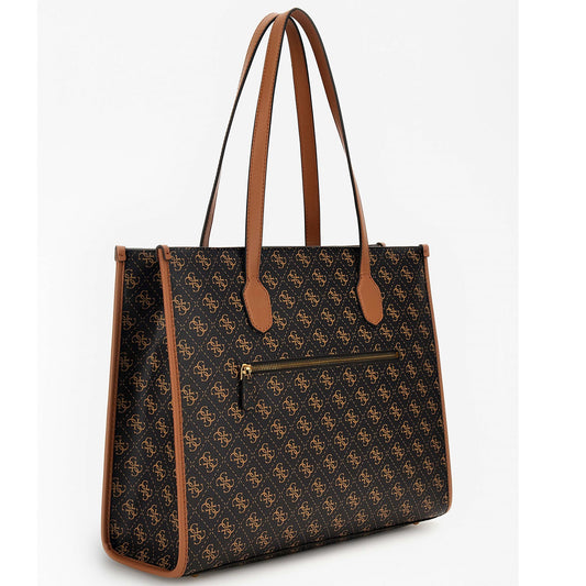 Guess Silvana 4g Shopper Stor Brun