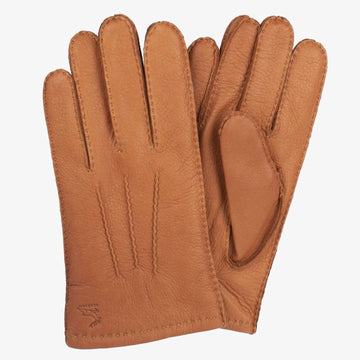 HK Lyx Herrhandske Hjortskinn Cognac