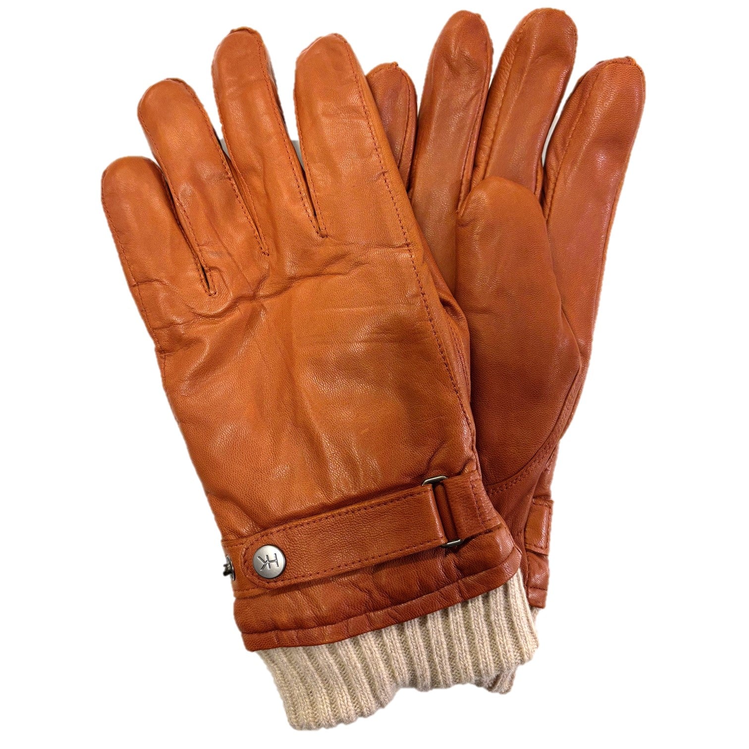 HK Premium Herrhandskar i Skinn Cognac