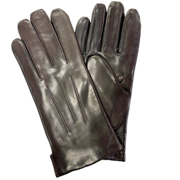 Fingerman Ciano Herrhandske i Skinn Mörkbrun