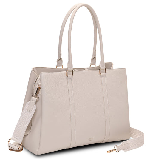 Lycke Handväska Stor 15" Beige