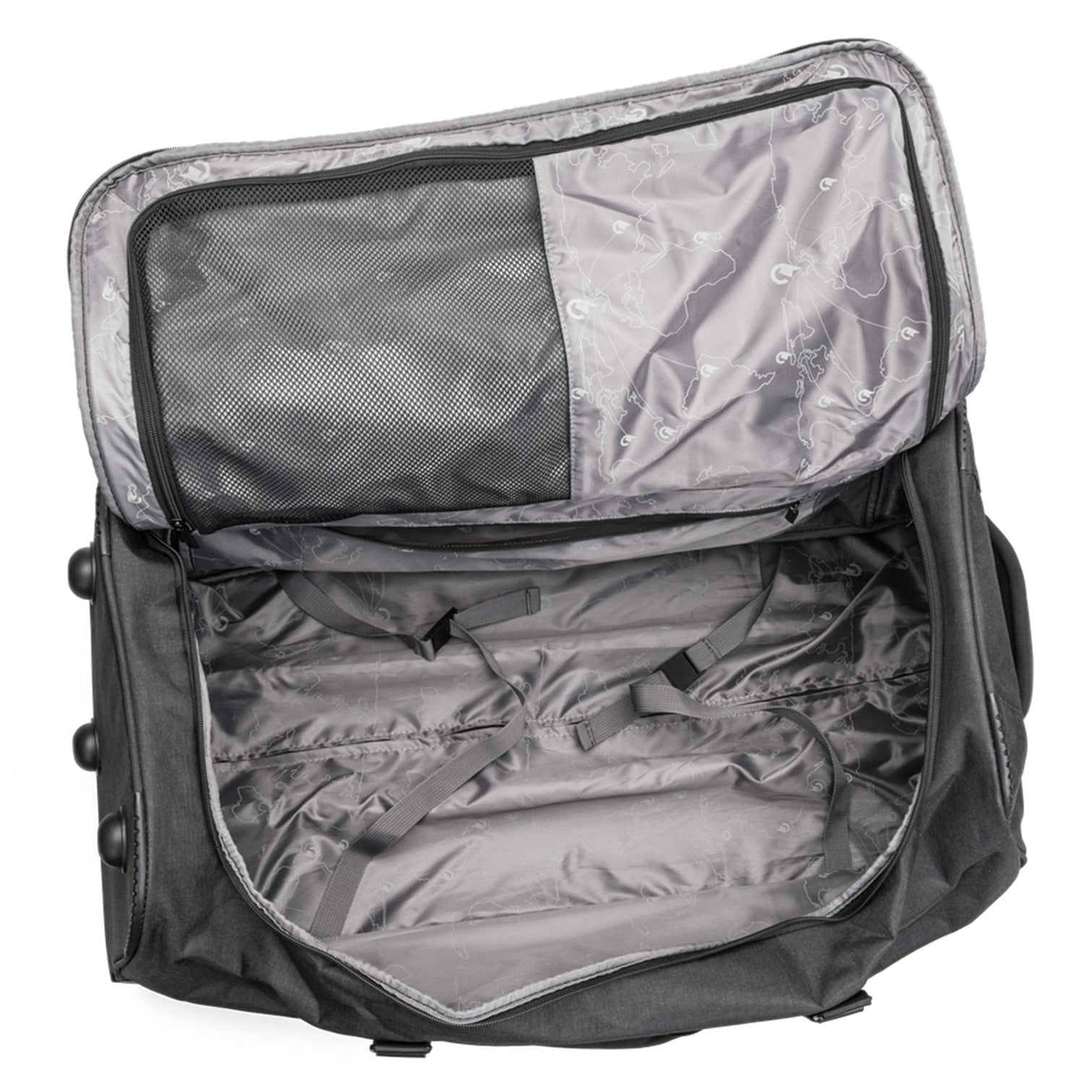 North Pioneer Duffelväska 79 cm Med hjul Svart