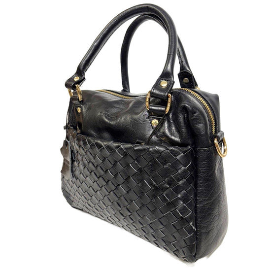 The Monte Braid Handväska i Skinn Svart